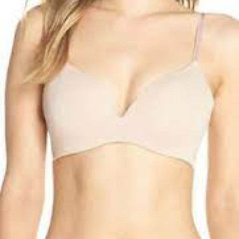 Natori Nude Wire Free Drama Bra Size 34D